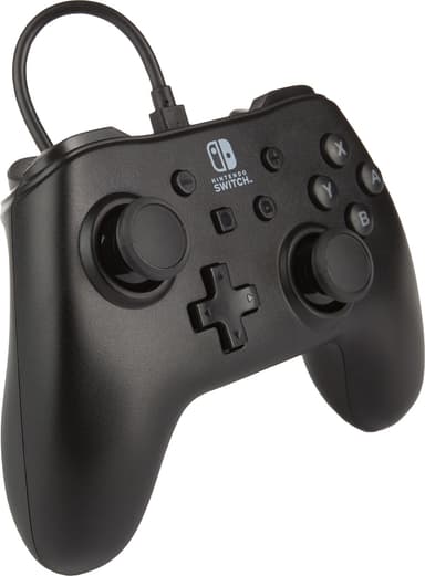PowerA Nintendo Switch USB langallinen peliohjain (musta)