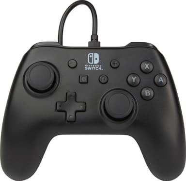 PowerA Nintendo Switch USB langallinen peliohjain (musta)