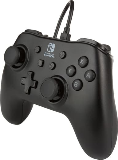 PowerA Nintendo Switch USB langallinen peliohjain (musta)