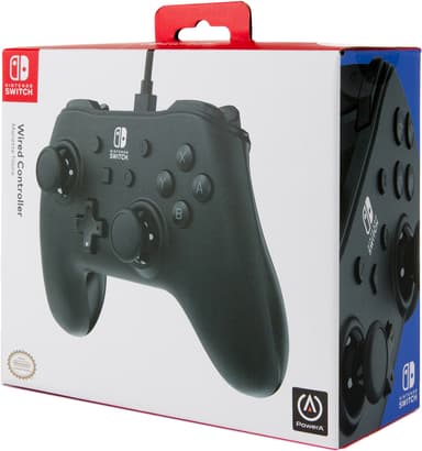 PowerA Nintendo Switch USB langallinen peliohjain (musta)