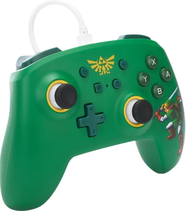 PowerA Nintendo Switch USB langallinen peliohjain Zelda Edition
