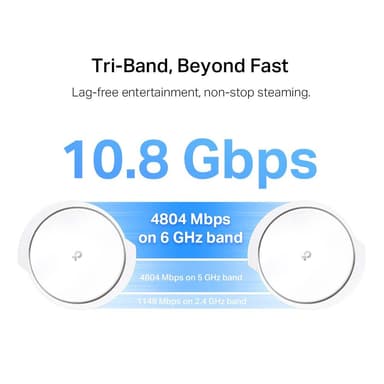 TP-Link Deco XE200 AXE11000 Mesh WiFi järjestelmä (1 kpl)