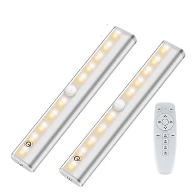 INF LED-valonauhat kaukosäätimellä 2 kpl Hopea