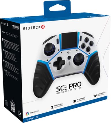 Gioteck WLC PS4 SC-3 langaton peliohjain