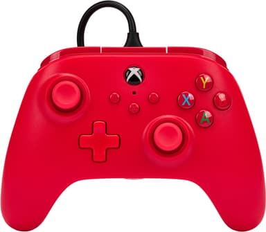 PowerA Xbox USB-C langallinen peliohjain (punainen)