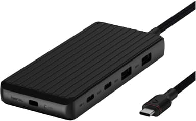 Unisynk 9 Port 4K 100W USB-C hubi (black)