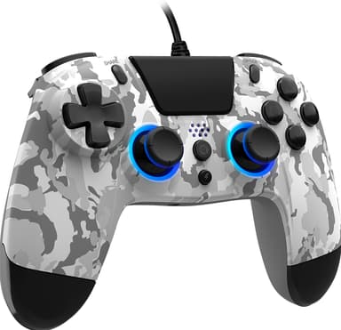 Gioteck VX-4 Plus PlayStation 4 USB langallinen peliohjain (valkoinen)