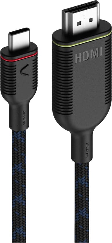 Unisynk USB-C - HDMI 4K 60 Hz kaapeli (1,5 m)