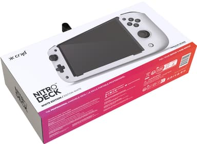 Crkd Nintendo Switch Nitro telakka (valkoinen)