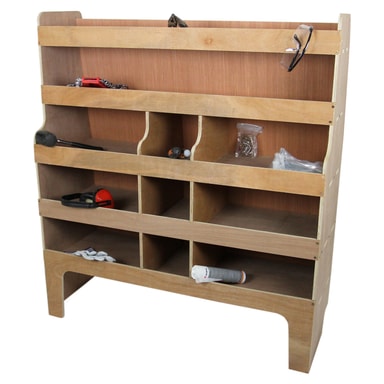 Ford Transit Custom SWB LWB Oikeanpuoleinen Van Racking Plywood 