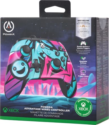 PowerA Xbox Advantage USB-C langallinen peliohjain (wildstyle)