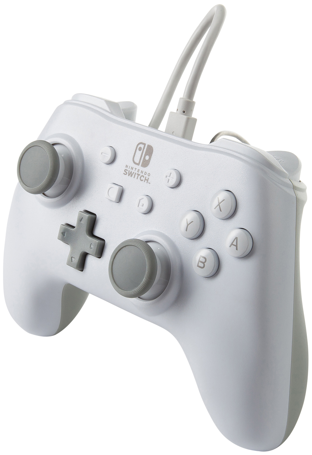 PowerA Nintendo Switch USB langallinen peliohjain (valkoinen)