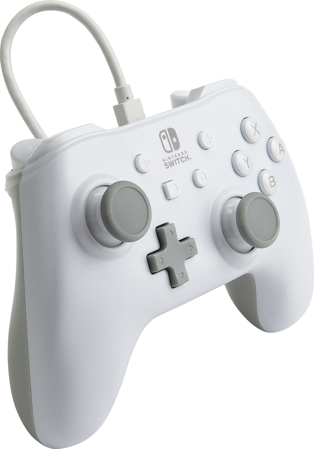 PowerA Nintendo Switch USB langallinen peliohjain (valkoinen)