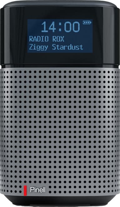 Pinell North Basic kannettava digitaalinen radio (musta)