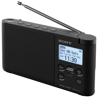 Sony kannettava radio XDR-S41D (musta)