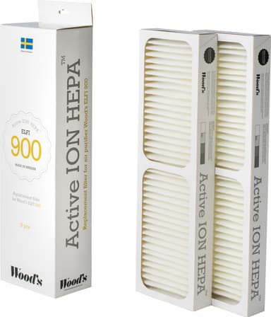 Woods Active ION HEPA ilmanpuhdistimen suodattimet WHE901 (2 kpl)