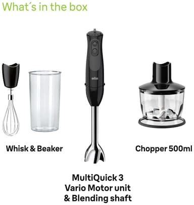 Braun MultiQuick 3 Sauvasekoitin MQ3135BK
