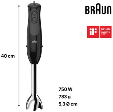 Braun MultiQuick 3 Sauvasekoitin MQ3135BK