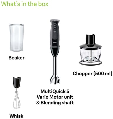 Braun Multiquick 5 Vario Sauvasekoitin MQ5235BK