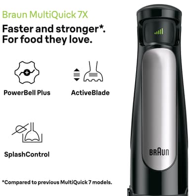 Braun MultiQuick7 sauvasekoitin MQ 7000X (musta)
