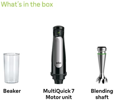 Braun MultiQuick7 sauvasekoitin MQ 7000X (musta)
