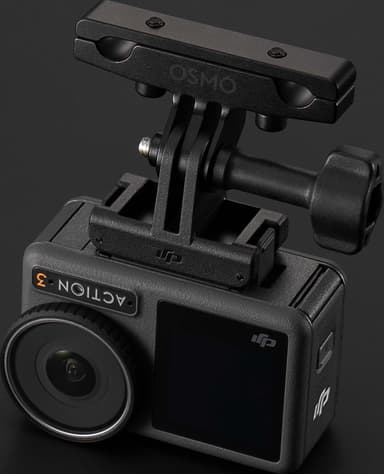DJI Osmo Action kiinnike pyörän satulan kiskoon