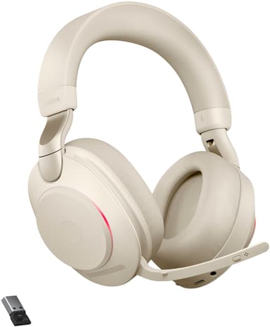 Jabra Evolve2 85 UC USB-A kuulokkeet (beige)