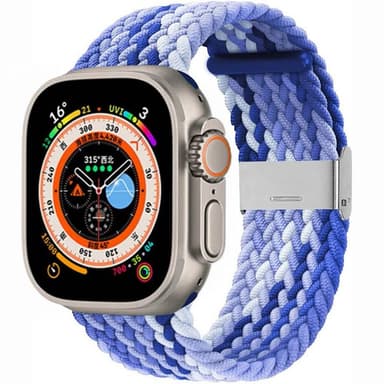 Punottu kellon renneke Apple Watch Ultra 2 (49mm) - Gradient blue