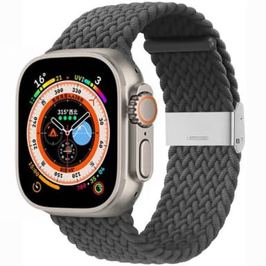 Punottu kellon renneke Apple Watch Ultra 2 (49mm) - Skygrey