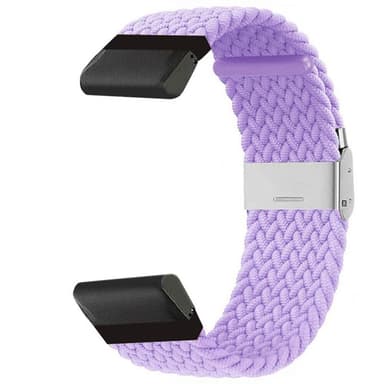 Punottu kellon ranneke Garmin Fenix 7X - Lightpurple