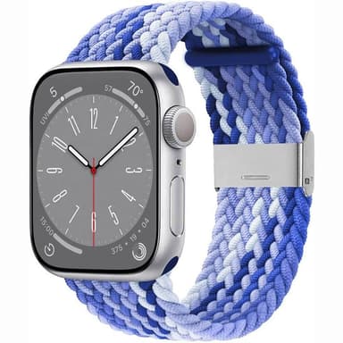 Punottu kellon renneke Apple Watch 9 (45mm) - Gradient blue