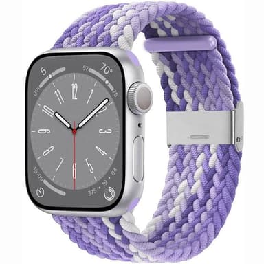 Punottu kellon renneke Apple Watch 9 (41mm) - Gradient purple