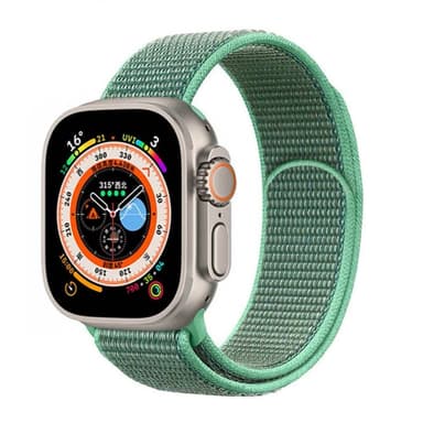 Nailon kellon renneke Apple Watch Ultra 2 (49mm) - Spearmint