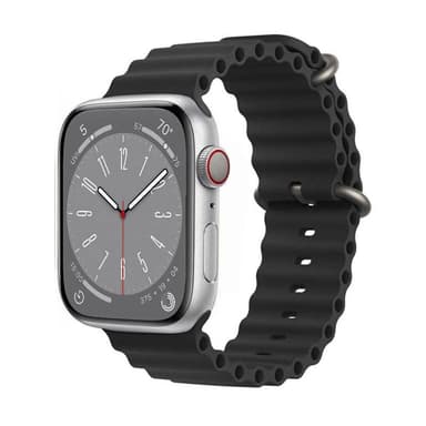 RIB kellon renneke Apple Watch 9 (45mm) - Musta
