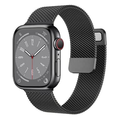 Milanese kellon renneke Apple Watch 9 (41mm) - Musta