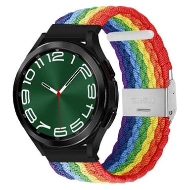 Punottu Kellon renneke Samsung Galaxy Watch 6 Classic (47mm) - Pride