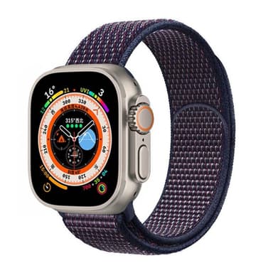 Nailon kellon renneke Apple Watch Ultra 2 (49mm) - Indigo