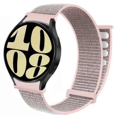 Nailon kellon renneke No-Gap Samsung Galaxy Watch 6 (44mm) - Pink Sand