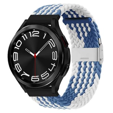 Punottu Kellon renneke Samsung Galaxy Watch 6 Classic (43mm) - bluewhi