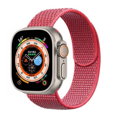 Nailon kellon renneke Apple Watch Ultra 2 (49mm) - Hibiskus