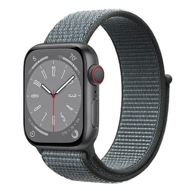 Nailon kellon renneke Apple Watch 9 (41mm) - Storm Grey
