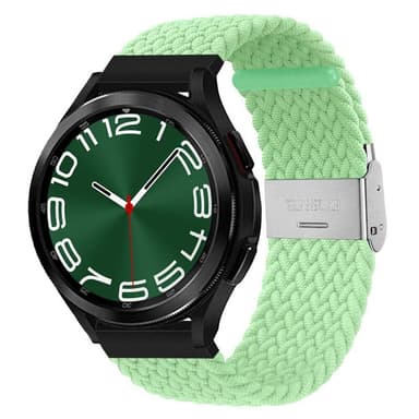 Punottu Kellon renneke Samsung Galaxy Watch 6 Classic (47mm) - pistach
