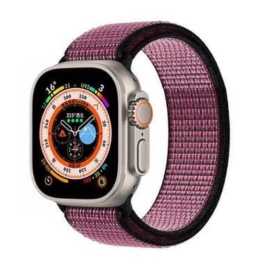 Nailon kellon renneke Apple Watch Ultra 2 (49mm) - True Berry