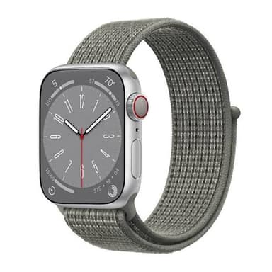 Nailon kellon renneke Apple Watch 9 (41mm) - Spuce Fog