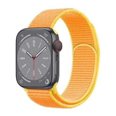 Nailon kellon renneke Apple Watch 9 (45mm) - Canary Yellow
