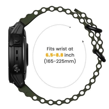 Ocean kellon ranneke Garmin Epix Pro (51mm) - Army