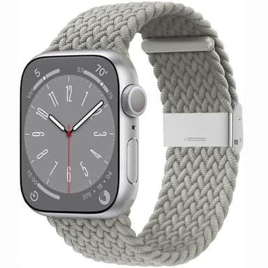 Punottu kellon renneke Apple Watch 9 (45mm) - Stone