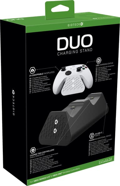 Gioteck Duo Xbox Charging latausasema peliohjaimille