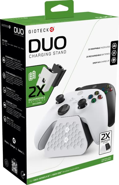 Gioteck Duo Xbox Charging latausasema peliohjaimille