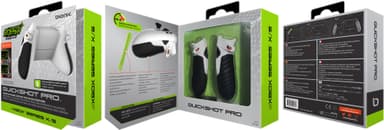 Bionik Quickshot Pro Xbox Series X/S ohjainkahvat (musta/valkoinen)